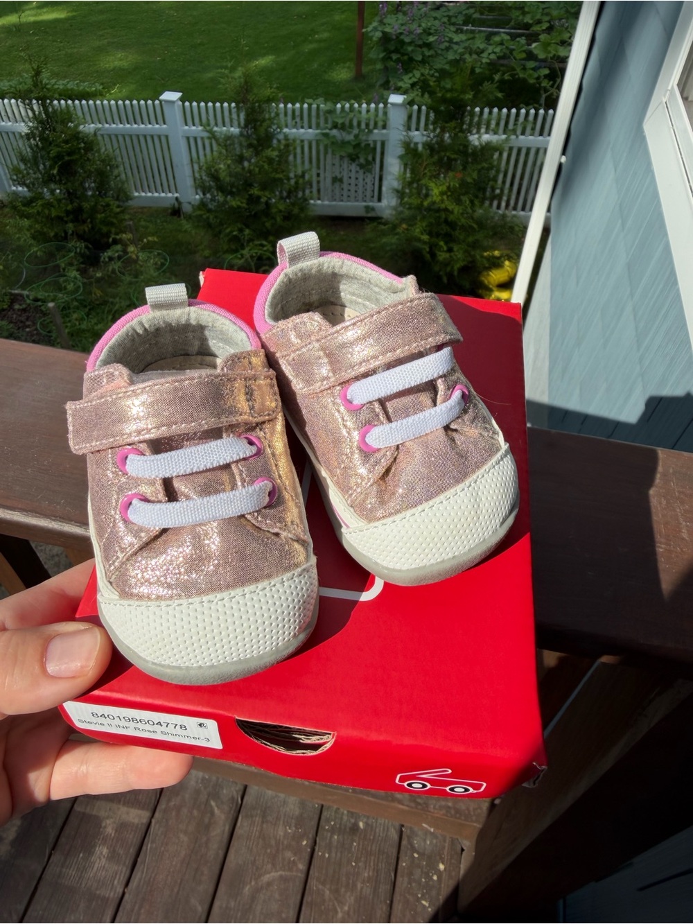 See Kai Run Sparkle Size 3 Pink Toddler Sneakers